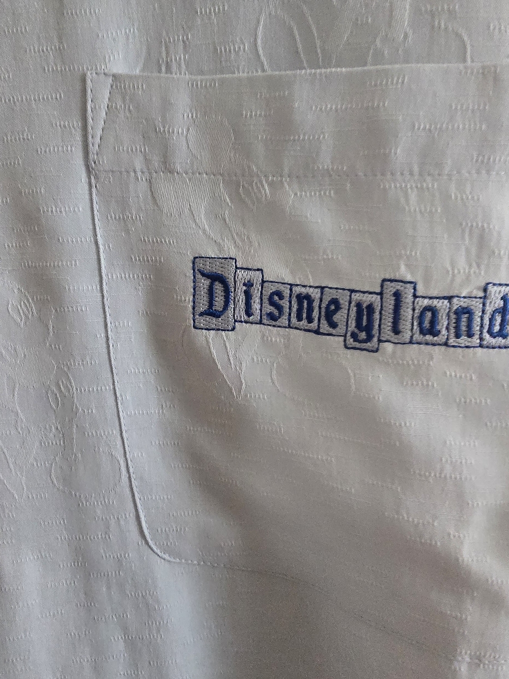 Disney Embroidered White Men’s SHIRT